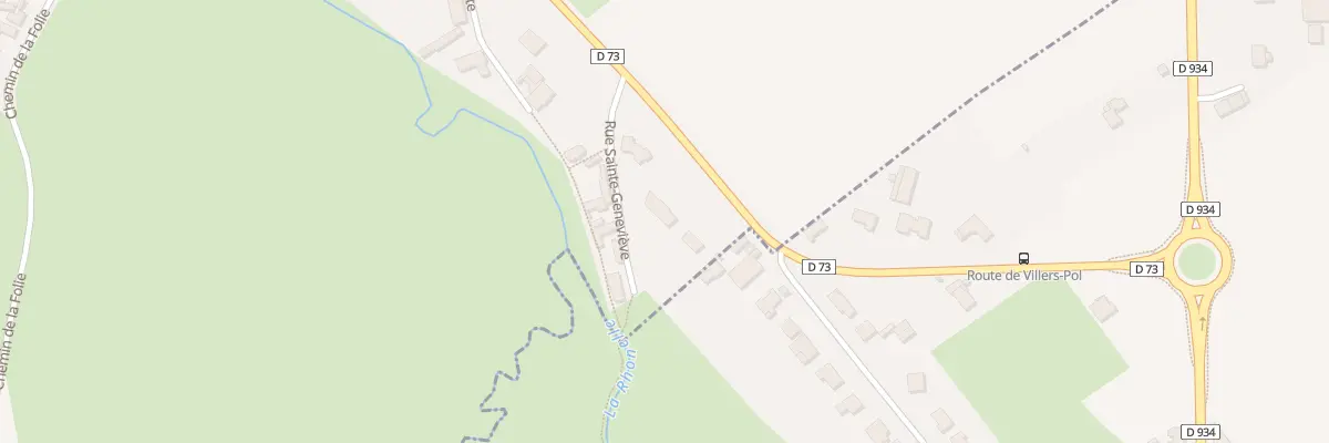 Plan du 3043 Rue Georges Ozaneaux à Villers-Pol