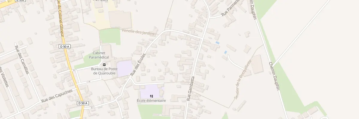 Plan du 43 Rue Gambetta à Quarouble