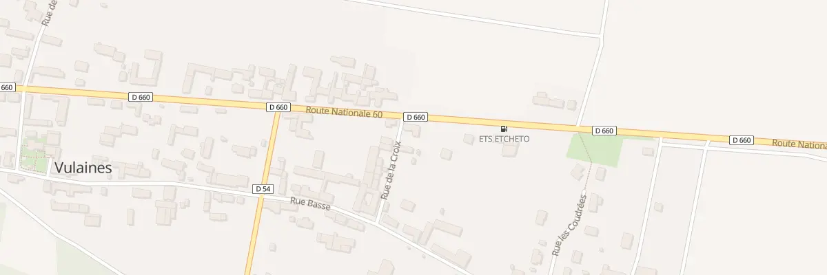 Plan du 1 Rue de la Croix à Vulaines