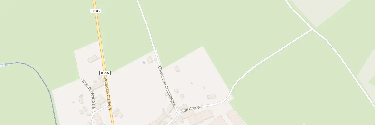 Plan du 65 Le Bourg à Flez-Cuzy