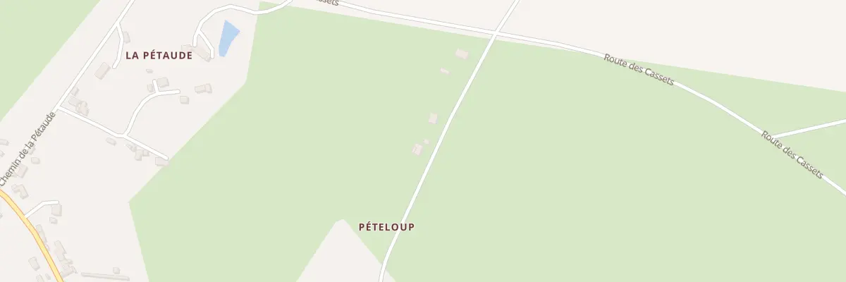 Plan du 7 Peteloup à Paray-le-Frésil