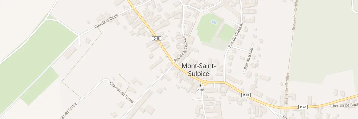 Plan du 2 Rue de la Truballe à Mont-Saint-Sulpice