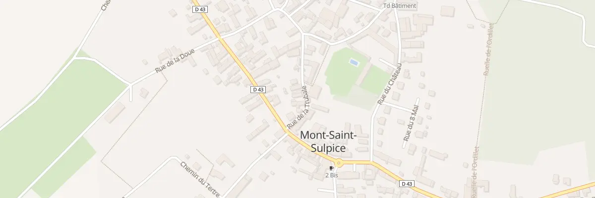Plan du 7 Rue de la Truballe à Mont-Saint-Sulpice