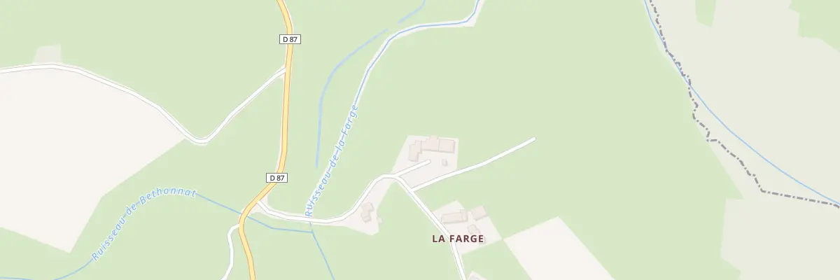 Plan du 5033 La Farge à Saint-Amant-Roche-Savine