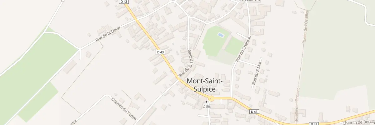 Plan du 5 Rue de la Truballe à Mont-Saint-Sulpice