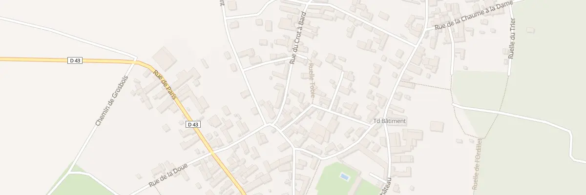 Plan du 3 Rue du Chenois à Mont-Saint-Sulpice