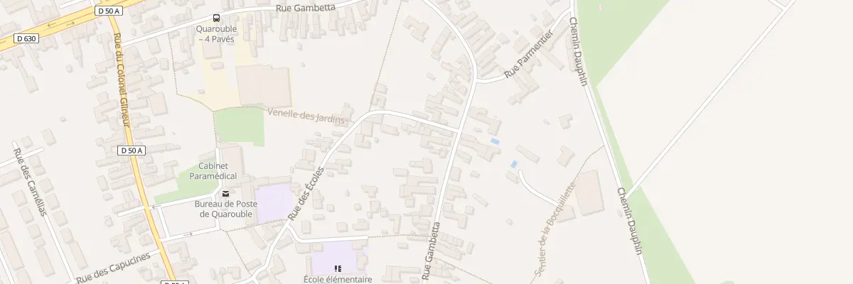 Plan du 51 Rue Gambetta à Quarouble