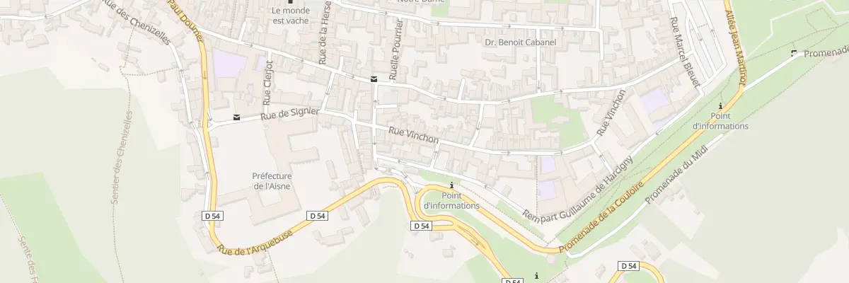 Plan du 18 Rue Vinchon à Laon