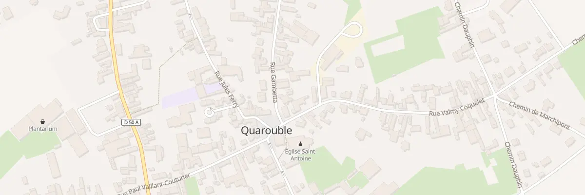 Plan du 2 Rue Gambetta à Quarouble