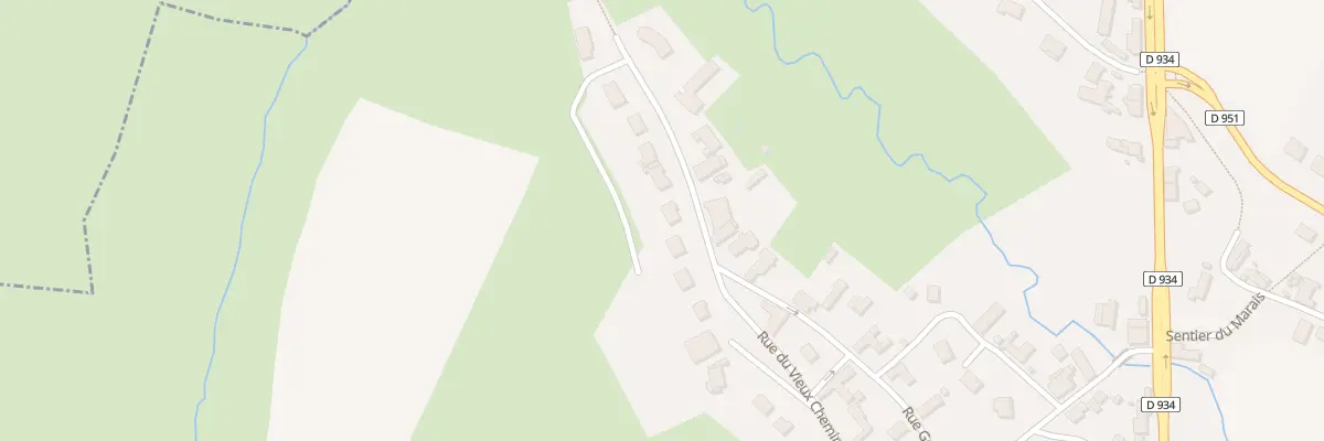 Plan du 23 Rue du Vieux Chemin à Orsinval