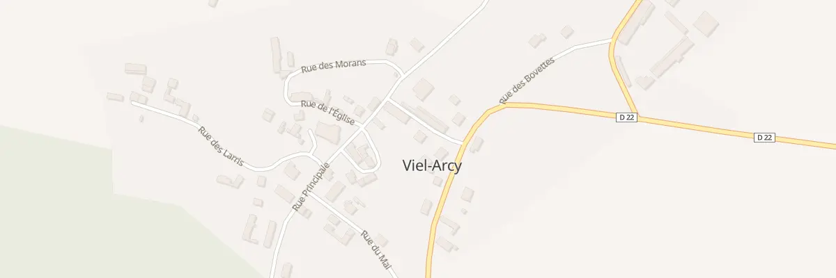 Plan du 2 Rue de l’Ouvrage à Viel-Arcy