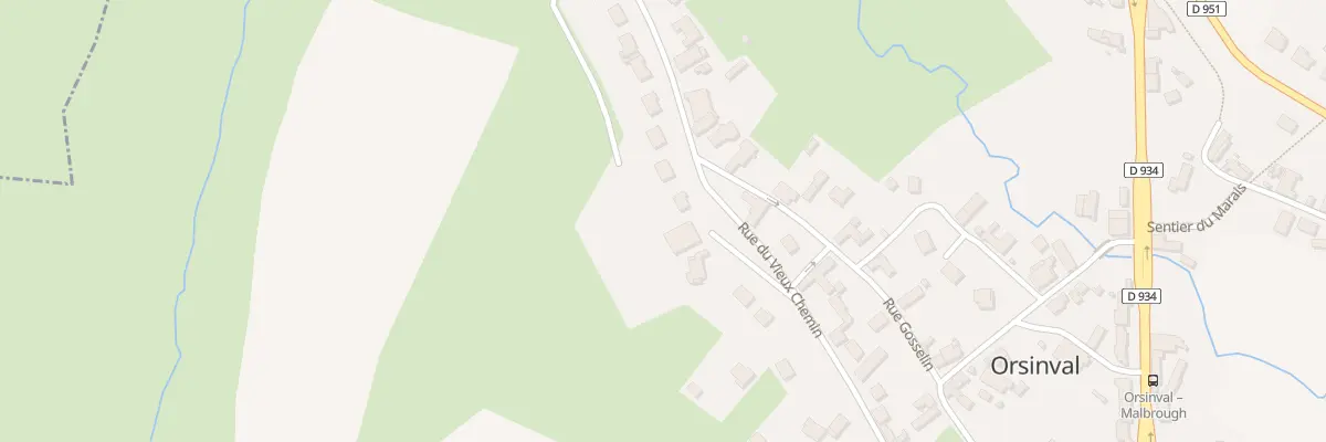 Plan du 17 Rue du Vieux Chemin à Orsinval