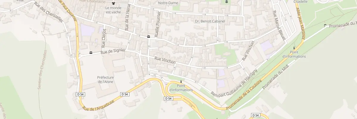 Plan du 19 Rue Vinchon à Laon