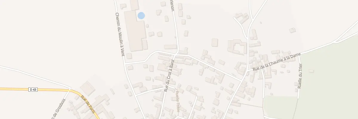 Plan du 18 Rue du Crot à Bard à Mont-Saint-Sulpice