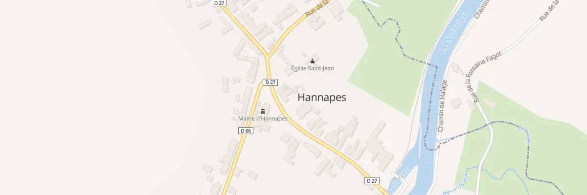 Plan du 3 Rue de Verdun à Hannapes