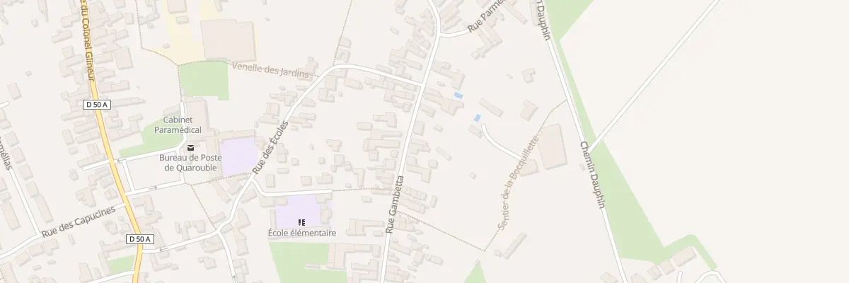Plan du 62 Rue Gambetta à Quarouble