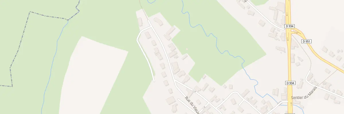Plan du 26 Rue du Vieux Chemin à Orsinval