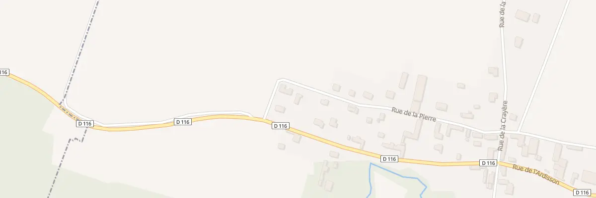 Plan du 25 Rue La Pierre à Saint-Loup-de-Buffigny