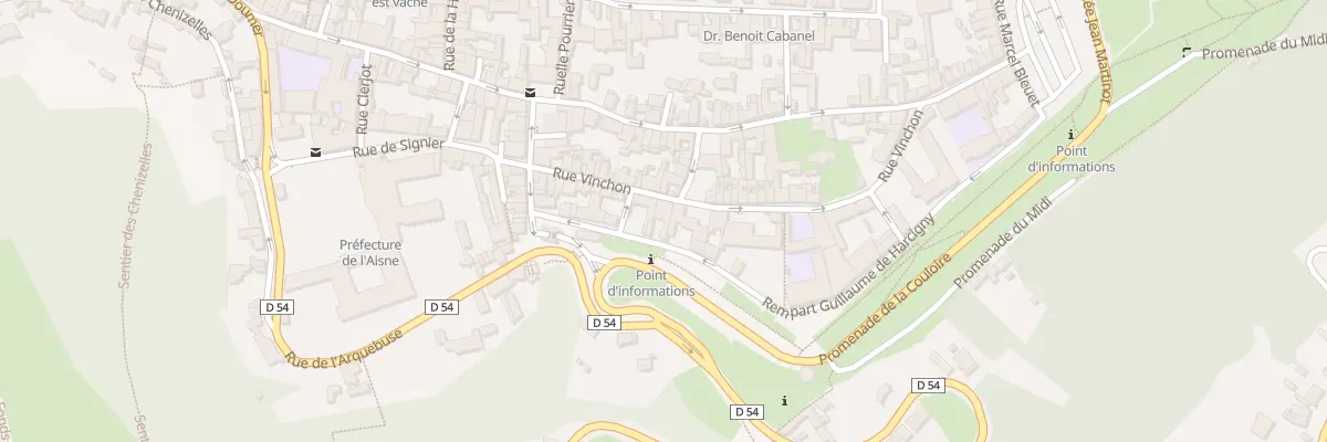 Plan du 26 Rue Vinchon à Laon