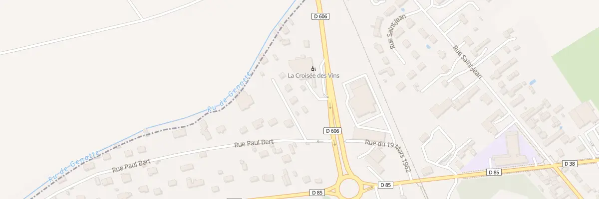 Plan du 6 Rue de Genotte à Vincelles