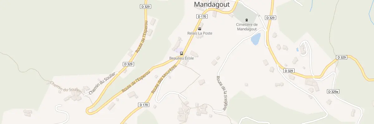Plan du 5320 La Cousinerie à Mandagout