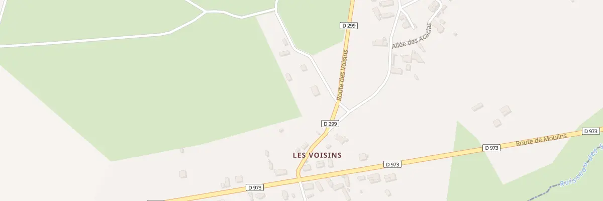 Plan du 26 Le Carrage à Paray-le-Frésil
