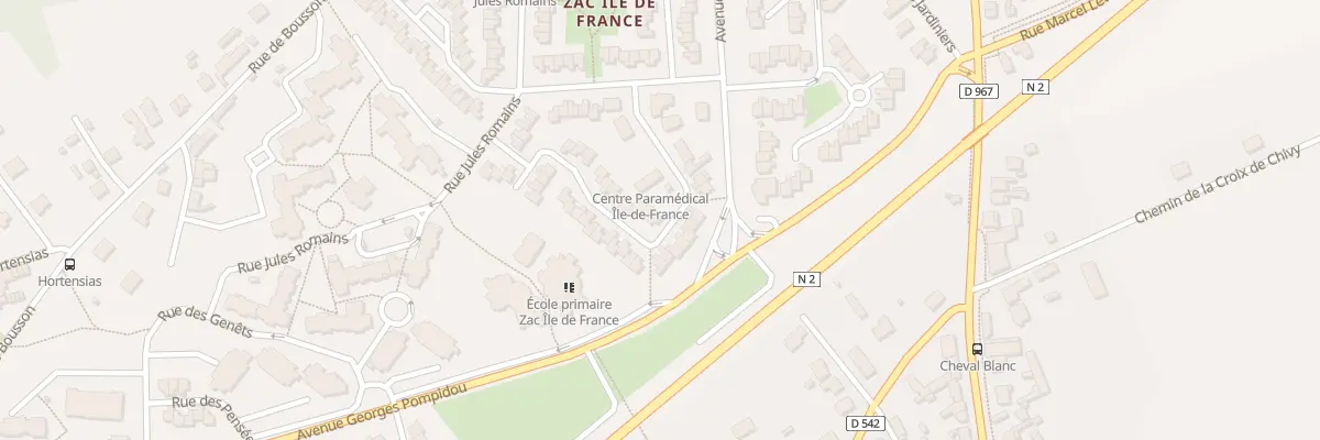 Plan du 21 Rue des Violettes à Laon