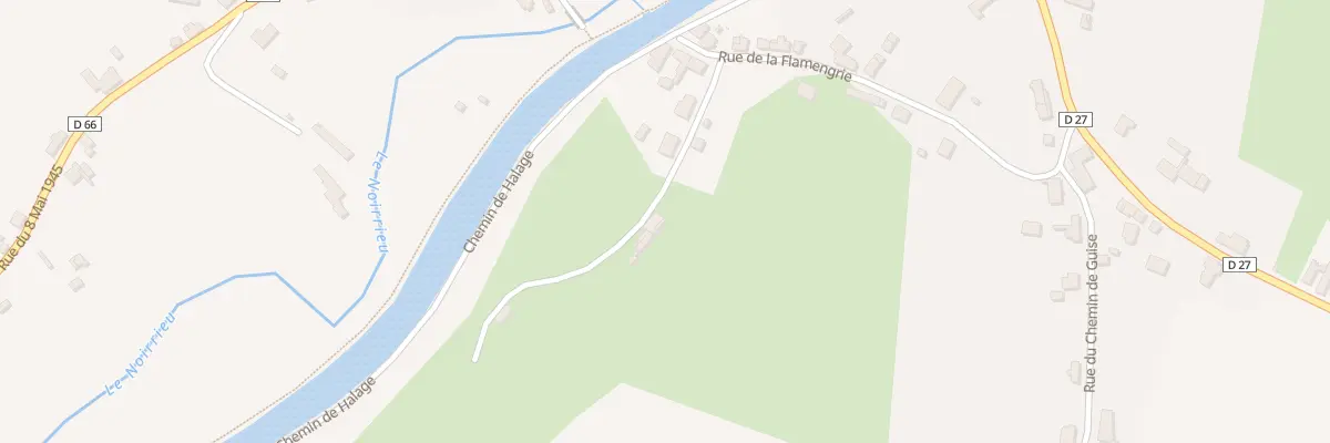 Plan du 1 Rue de la Petite Prairie à Hannapes