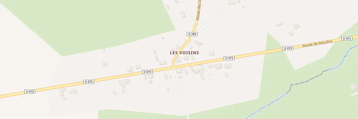 Plan du 5022 Les Voisins à Paray-le-Frésil