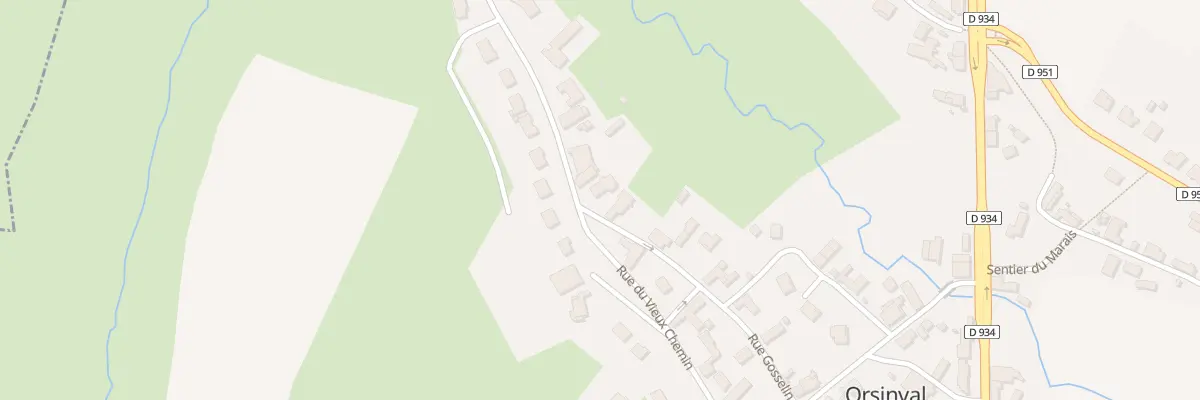 Plan du 24 Rue du Vieux Chemin à Orsinval