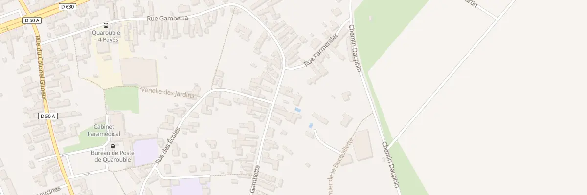 Plan du 74 Rue Gambetta à Quarouble