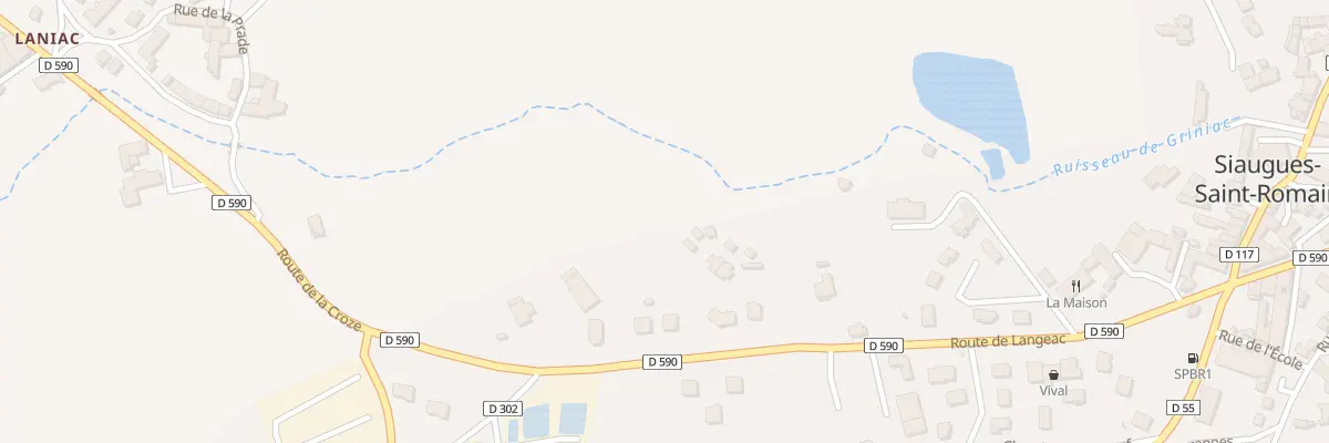 Plan du 5452 Combavoux à Siaugues-Sainte-Marie
