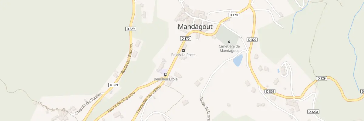 Plan du 5233 Beaulieu à Mandagout