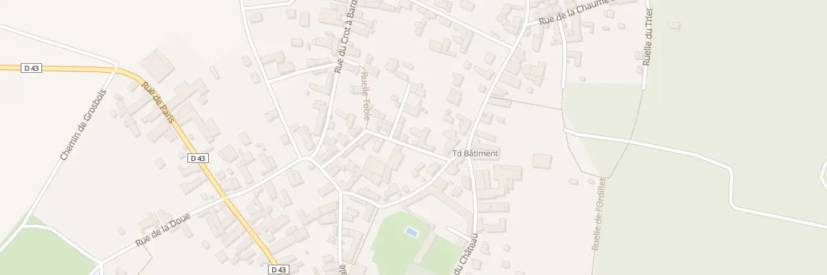 Plan du 13 Rue du Chenois à Mont-Saint-Sulpice