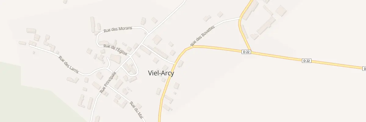 Plan du 1 Rte de Braine à Viel-Arcy