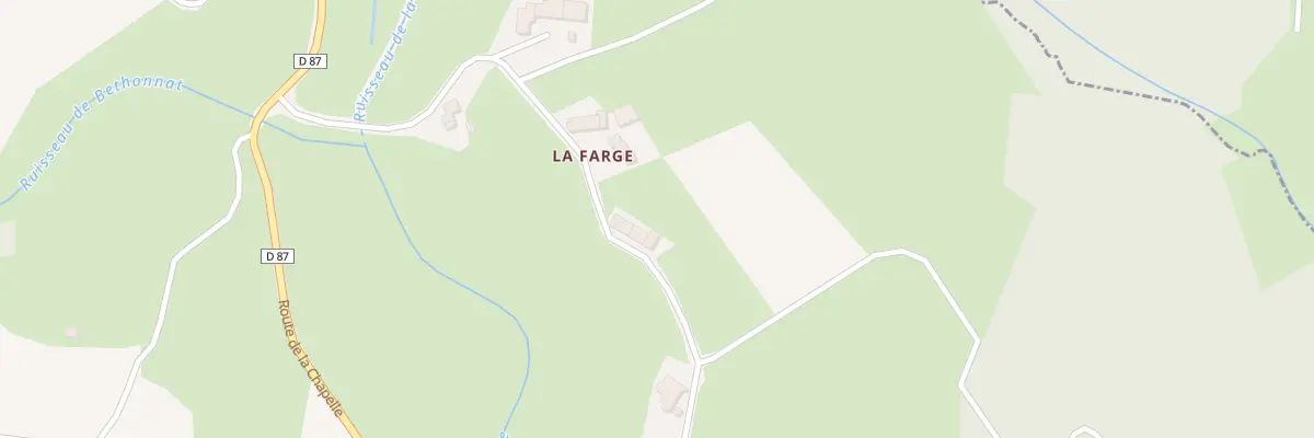 Plan du 5035 La Farge à Saint-Amant-Roche-Savine