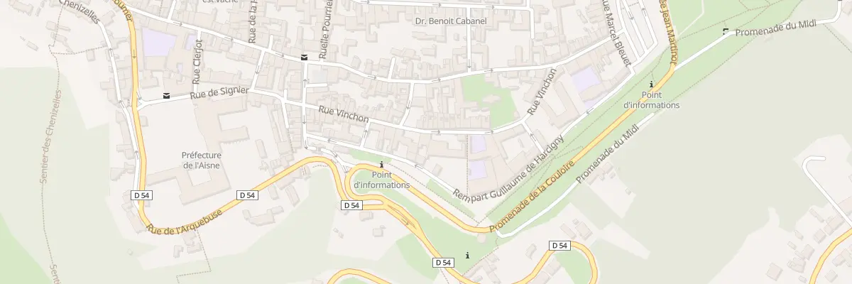 Plan du 32 Rue Vinchon à Laon