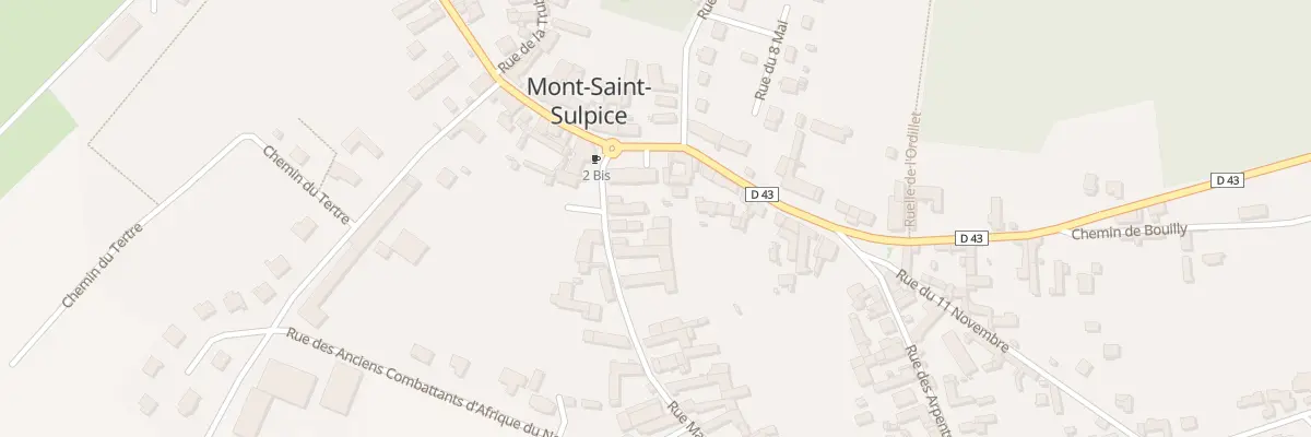 Plan du 3 Rue Marchande à Mont-Saint-Sulpice