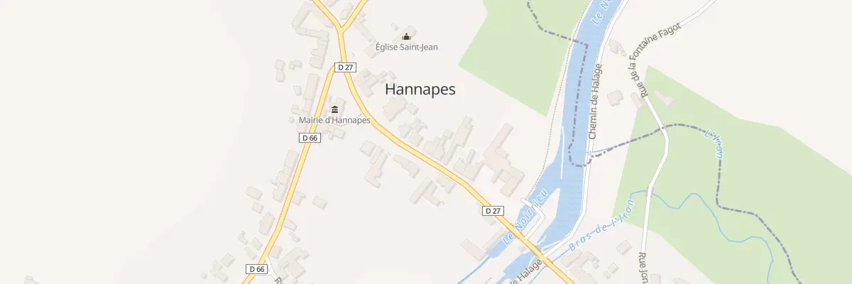 Plan du 11 Rue de Verdun à Hannapes