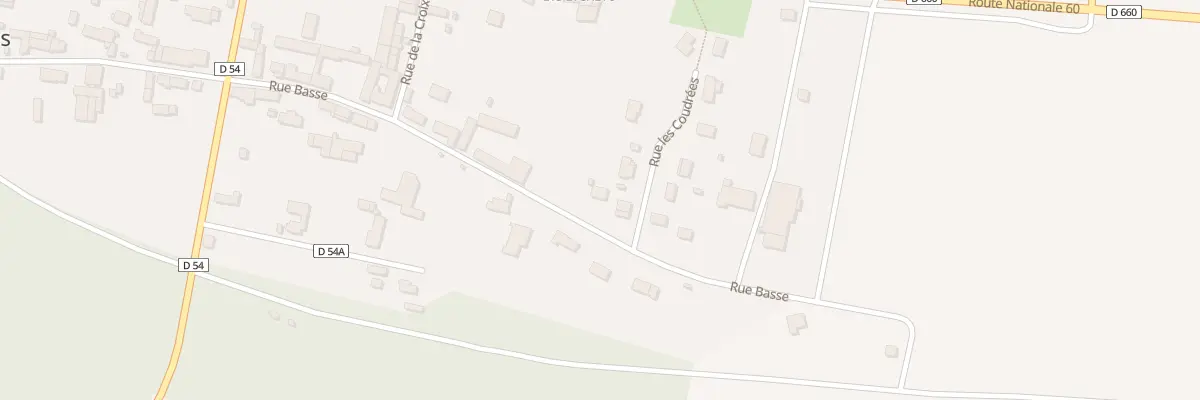 Plan du 23 Rue Basse à Vulaines