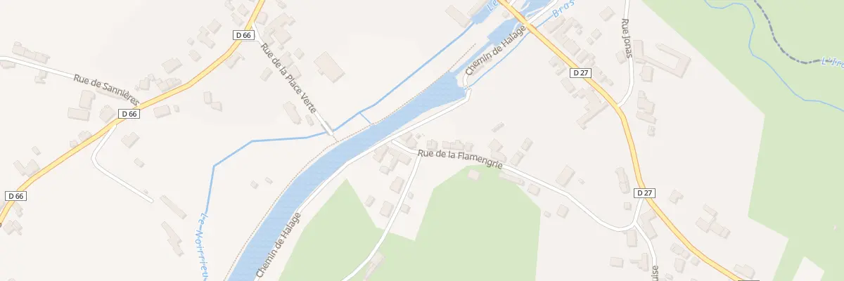 Plan du 12 Rue de la Flamengrie à Hannapes