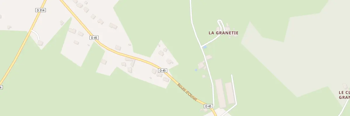 Plan du 39 Rte d’Olmet à Augerolles