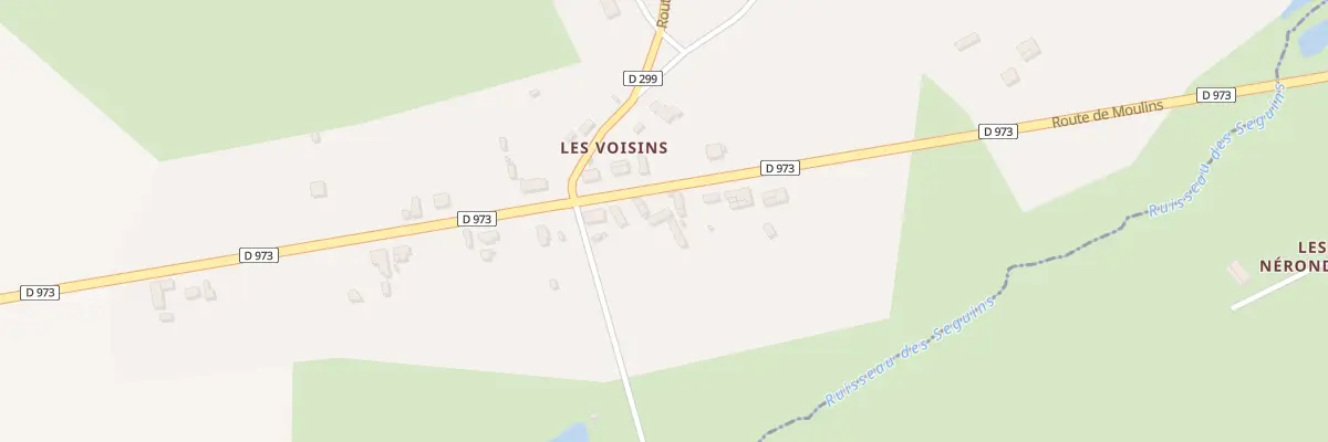 Plan du 5029 Les Voisins à Paray-le-Frésil