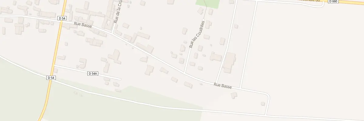 Plan du 1 Rue les Coudrées à Vulaines