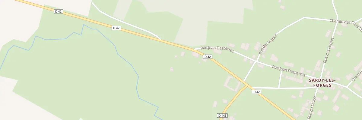 Plan du 2 Rte du Morvan à Brèves