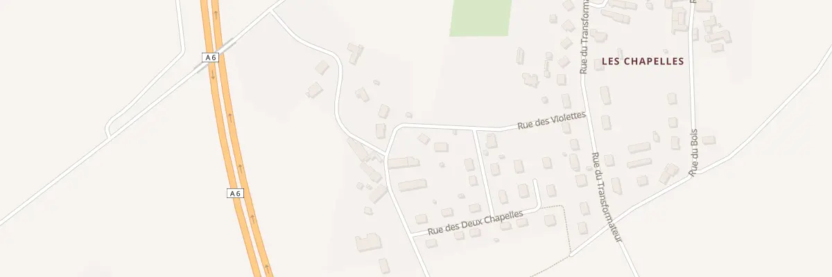 Plan du 2 Rue des Violettes à Venoy