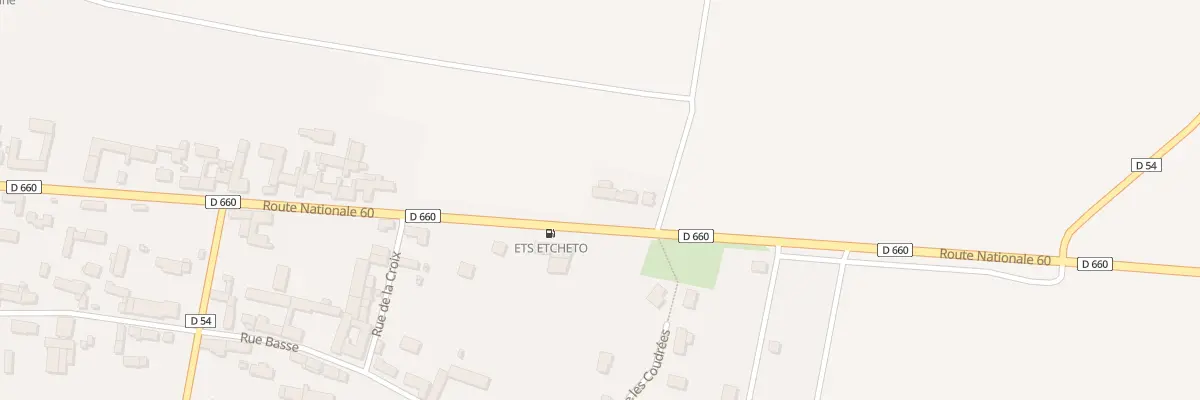 Plan du 43 Rte Nationale 60 à Vulaines