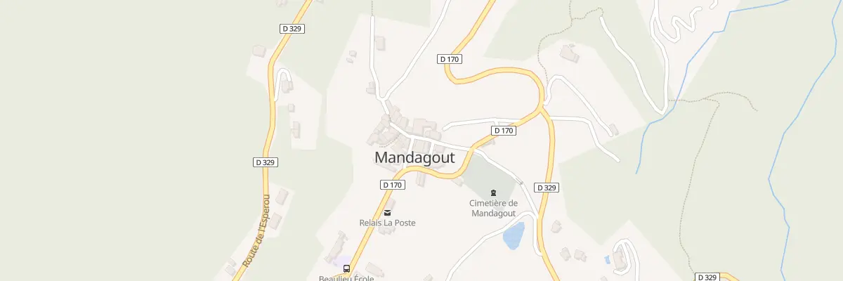 Plan du 5022 Beaulieu à Mandagout
