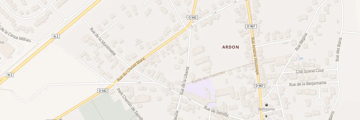 Plan du 5 Rue de la Liberté à Laon