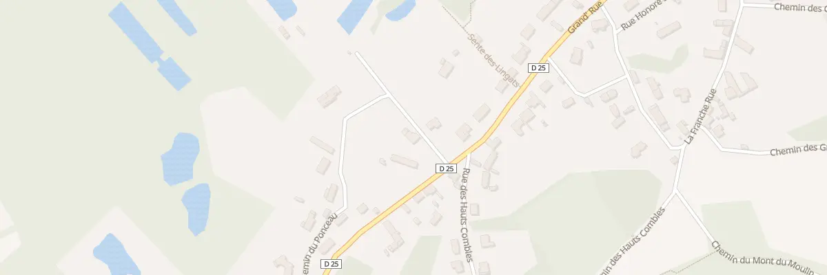 Plan du 1 Che de la Mutte à Presles-et-Thierny